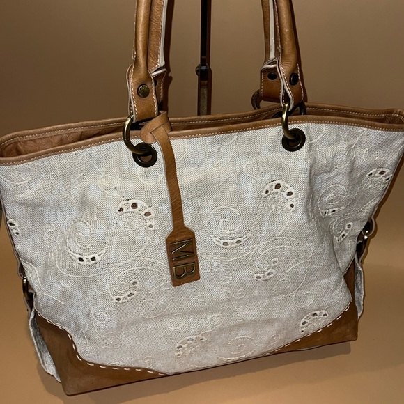 💛 NEW VINTAGE LUXURY TOTE BY MARIELLA BURANI - Picture 13 of 17